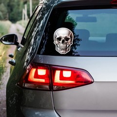 Human Skull – Vinyl Decal Sticker – Car Window Laptop – ebn9717