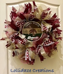 Texas State Bobcats Fans Spirit Wreath