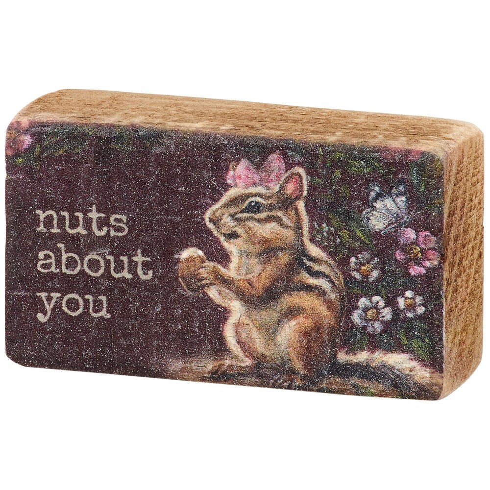 Primitives by Kathy MINI Sign Nuts About You Love Valentine’s Day Anniversary