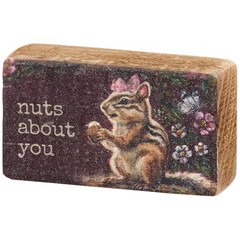Primitives by Kathy MINI Sign Nuts About You Love Valentine’s Day Anniversary
