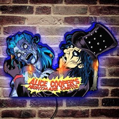 Alice Cooper Nightmare Castle Pinball Topper 3D Print Arcade Game LED Light Box