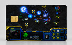 StarCraft Battle Screen Debit Card Credit Card Skin Vinyl Sticker