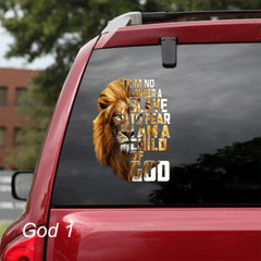 LARGE-SIZED CAR DECAL – CHRISTIAN RELIGION – 6 CHOICES