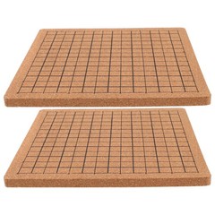 2Pcs Durable Coffee Cork Macrame Boards for DIY Rope Braiding and Weaving