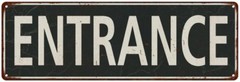 Entrance Vintage Look Shabby Chic Gift Metal Sign 106180062031