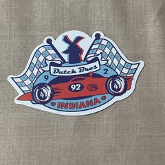 Dutch Bros Indiana State Sticker Indy 500 Race Car JUNE 10th 2026