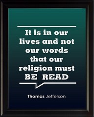Thomas Jefferson It Is In Poster Print Picture or Framed Wall Art