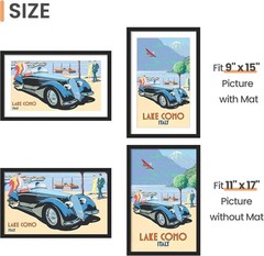 Versatile 11×17 Frame Set – 5 Collage Frames for Horizontal or Vertical Display