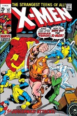 X-Men Issue 67 Comic Book The Juggernaut Human Torch Poster print 16″x24″