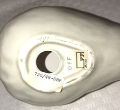 Decorative Ceramic Pear Smooth Glossy Home Decor Marked 720/49SBP FF Japan