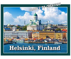 HELSINKI, FINLAND photo fridge MAGNET 4 X 3 inches TRAVEL