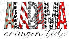Alabama Crimson Tide Sticker Decal laptop vinyl decal