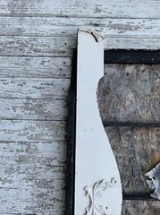 Vintage Distressed Wall Hanging Shabby Farmhouse Decor 48″l x 6 3/4″h x 1″d