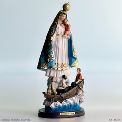 Our Lady of Charity Resin Figurine – Catholic Statue, Sizes 8.5 in. – 12.5 in.