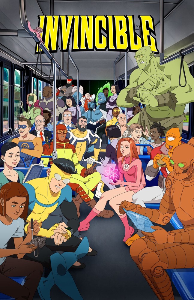 AA2335 Invincible Show By Robert Kirkman 2021 Cast Movie Poster 11×17
