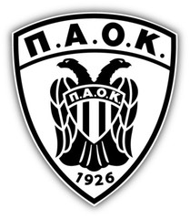 PAOK FC Greece Soccer Football Car Bumper Sticker Decal 4» x 5»