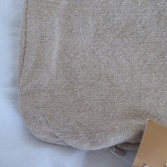 Pottery Barn Accents pillow cover, Halima embroidery, 20″ x 20″, tan, India, NWT
