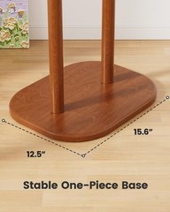 Pipishell Coat Rack, Freestanding Hall Tree with 8 Hooks & Storage Shelf, Sol…