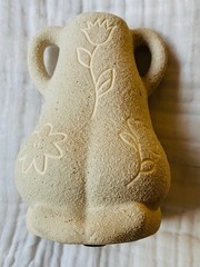 Urban Outfitters Home Leggy Lady Decorative Pottery Vase 6” Female Form Beige