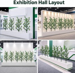 4 FT Fake Bamboo Plant Indoor: 10 Packs Artificial Tall Tree Decor, Faux Bamboo