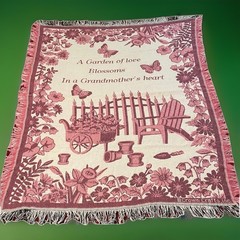VTG Goodwin Weavers LLC Crown Crafts Inc Grandmother Light Throw 53” L x 43” W