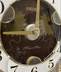 Seiko Melodies in Motion QXM377BRH Musical Wall Clock Westminster Chime Gold