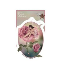 ROSE FAIRY 5-1/8″ x 3-1/2″ sticker by Rachel Anderson (#95)