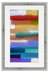 11×22 Frame Silver With White Picture Mat For 11×22 Photo – Silver 13×24 Frame T