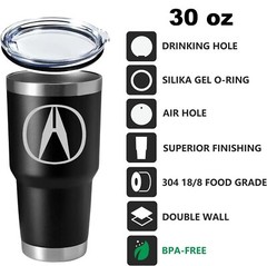 Acura Logo 30 oz Insulated Tumbler 30 oz Insulated Tumbler – A Must Have!