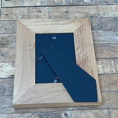 Photo Frame Natural Wood Metal 4 x 6″ Free Standing Modern Contemporary Minimal