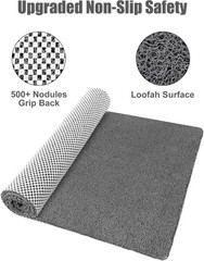 Extra Large Shower Mat, 35.4 x 59.1 Inch Non Slip Shower Mats for Inside