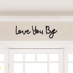 Love You Bye Wood Sign Home Decor Boho Decor Wall Decor Express Love and Warm fo