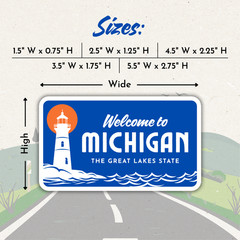 Welcome to Ohio Sticker The Buckeye State Vinyl Waterproof Decal