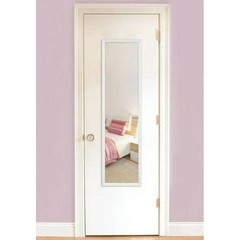 Full Length Rectangular White Mirror 49 Inch Slim Frame Home Decor Wall Hanging