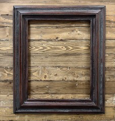 20 x 24 In Stock-Rustic western style frame, RUSTIC BLACK CHERRY, wood frame