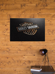 HARLEY DAVIDSON MOTORCYCLES STRETCHED CANVAS WALL ART READY TO HANG CP369