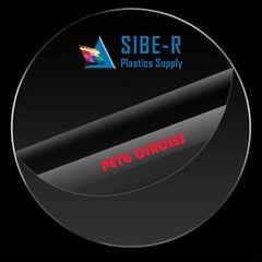 PETG Plastic Sheet – 0.118″ (3mm) Thick – Clear – Circle Disc (All Diameters)