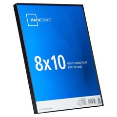 (6 pack) 8×10 Front Loading Basic Tabletop Picture Frame, Black