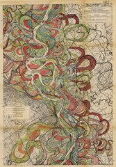 Sheet 6 – 1944 Map Mississippi River Meander Belt Harold Fisk Mississipp Poster