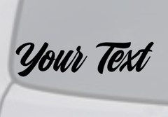 YOUR TEXT Vinyl Decal Sticker Car Window Bumper CUSTOM Personalized Lettering