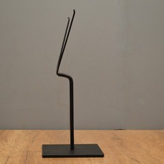26”high «Y» Metal display Stand for tribal masks & other Art objects -6×6″ base