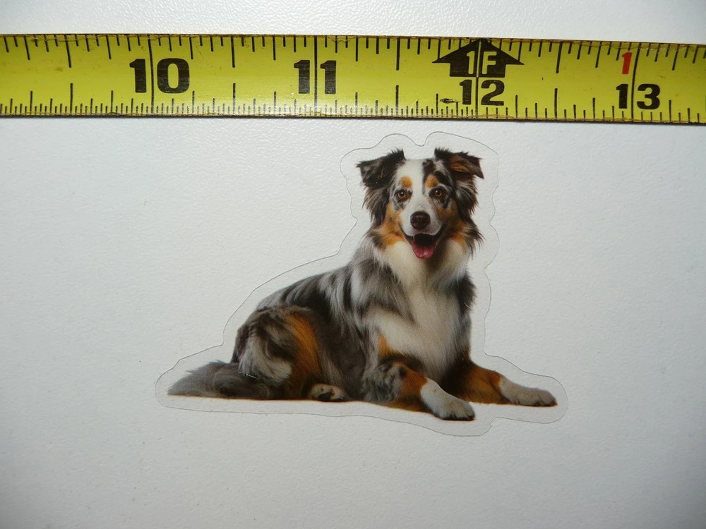 AUSTRALIAN SHEPHERD DOG SMALL STICKER DECAL PET COLORFUL BEST FRIEND