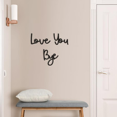 Love You Bye Wood Sign Home Decor Boho Decor Wall Decor Express Love and Warm fo