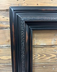 12 x 18 In Stock-Vintage Black picture frame,antique style frame,canvas frame.