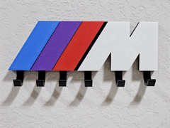 Motorsports B M W M / Wall Hanging SIX Keys Rack Hanger Organizer NEW