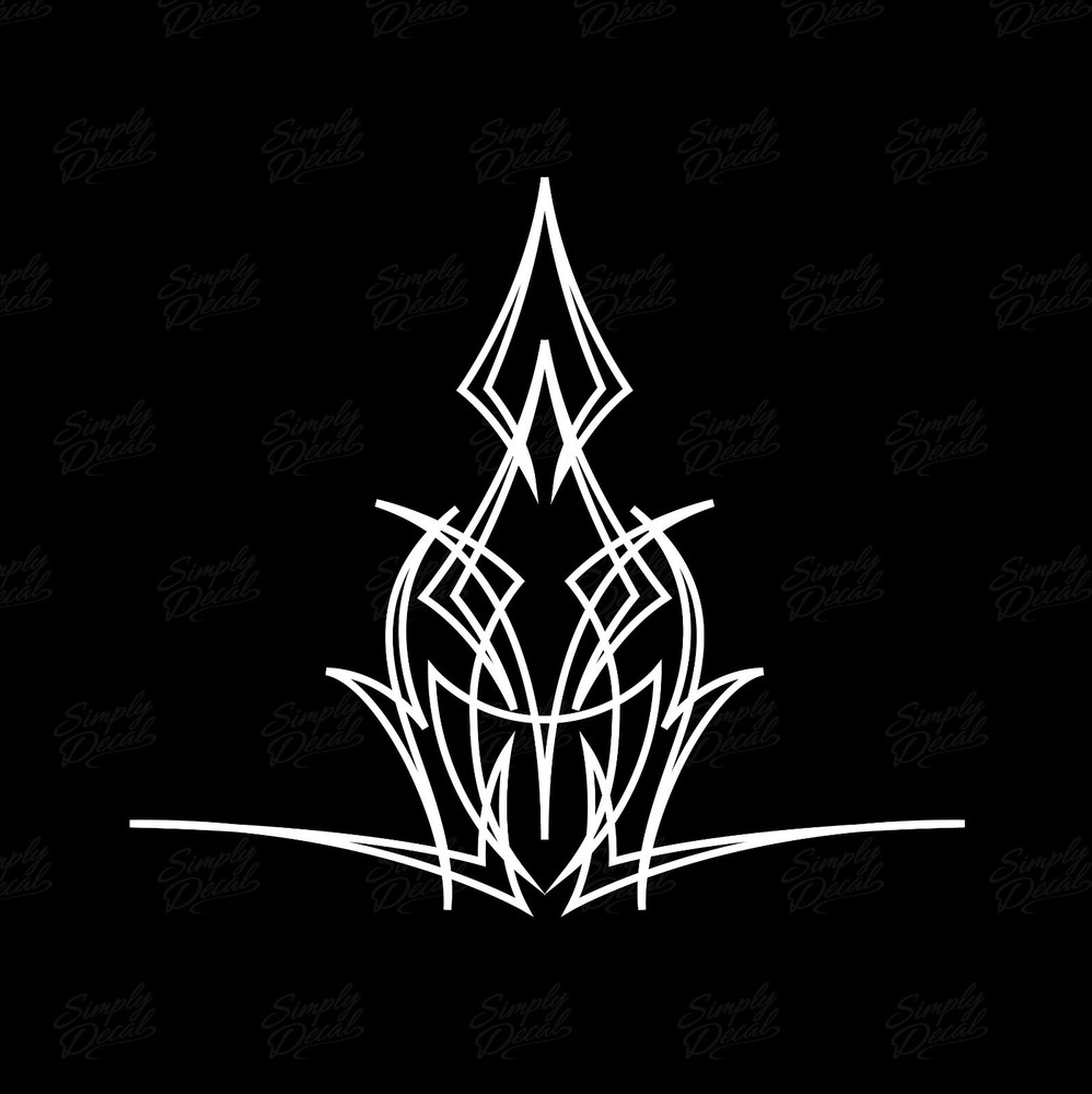 Hot Rod Pinstripe Decal – Vinyl Pinstripe Scrolls for Car Truck and Motorcycle
