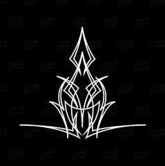 Hot Rod Pinstripe Decal – Vinyl Pinstripe Scrolls for Car Truck and Motorcycle