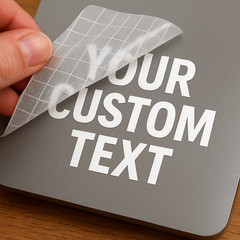 Custom Vinyl Lettering Decal – Your Text – Car Truck Laptop Window Sticker 2″–12
