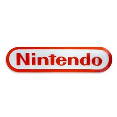 Large Engraved Nintendo Logo Video Game Wall Art Collectable Sign