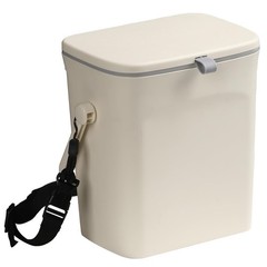Leakproof Car Garbage Can, Car Trash Bag Sturdy Hanging Garbage Bin with Lid,…